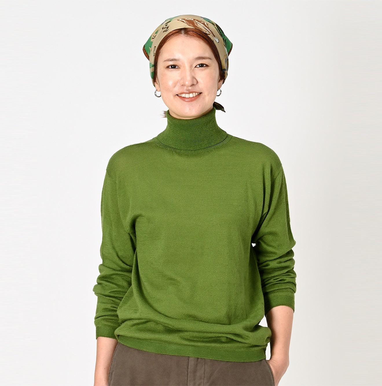 Super Gauze Wholegarment 908 Turtleneck
