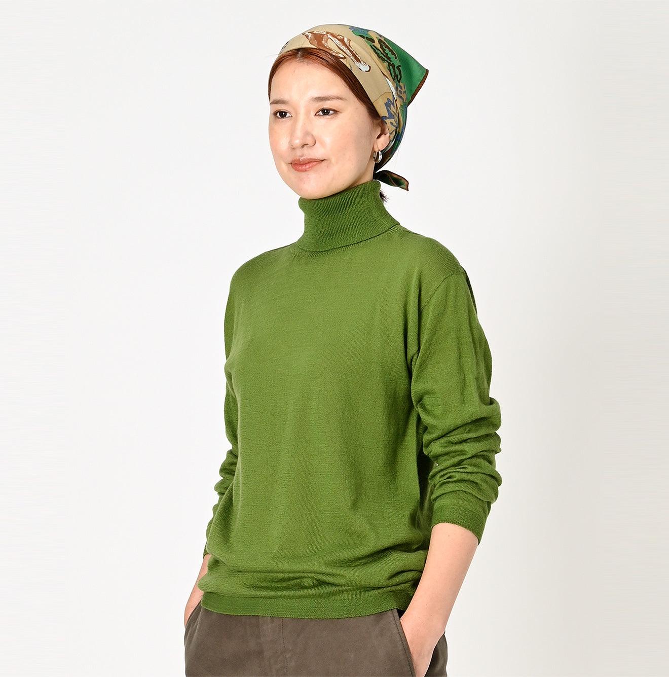 Super Gauze Wholegarment 908 Turtleneck