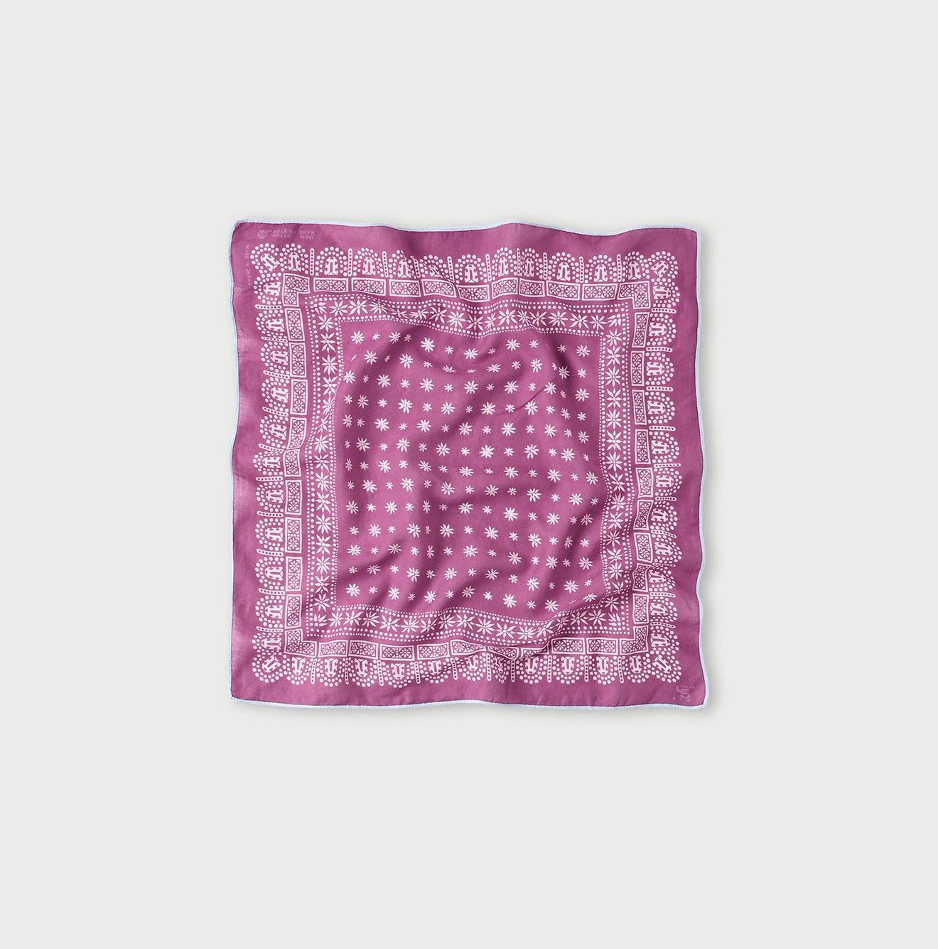 Supima Organic Twill Square Lace Bandana