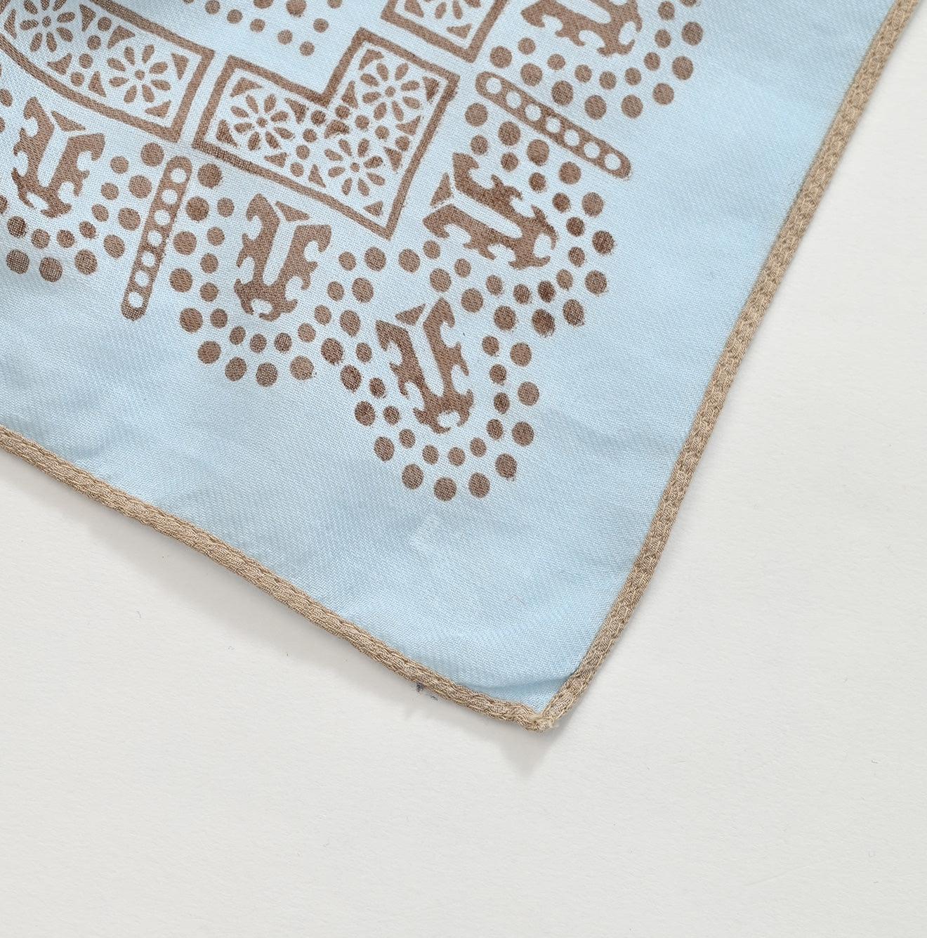 Supima Organic Twill Square Lace Bandana