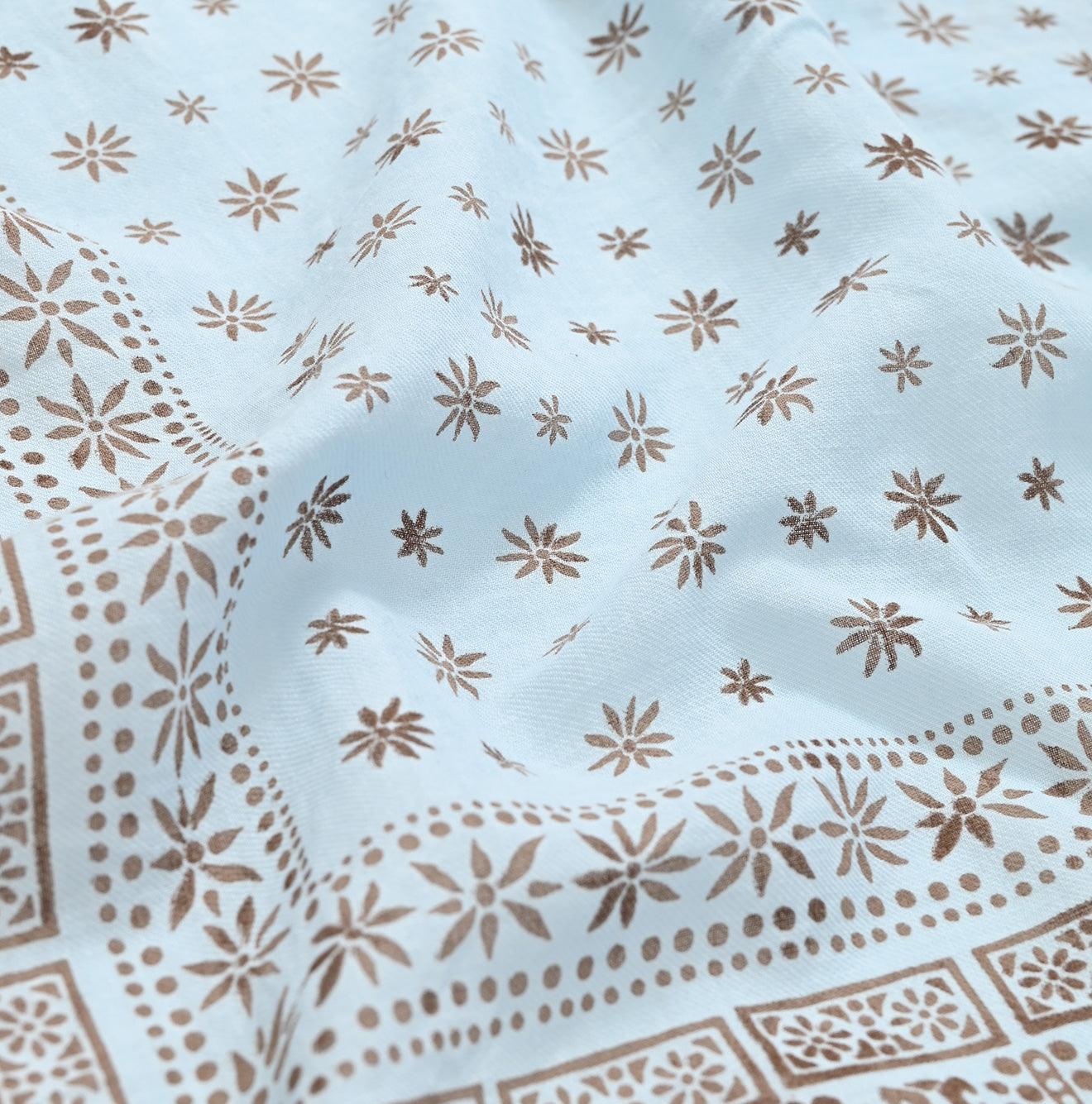 Supima Organic Twill Square Lace Bandana