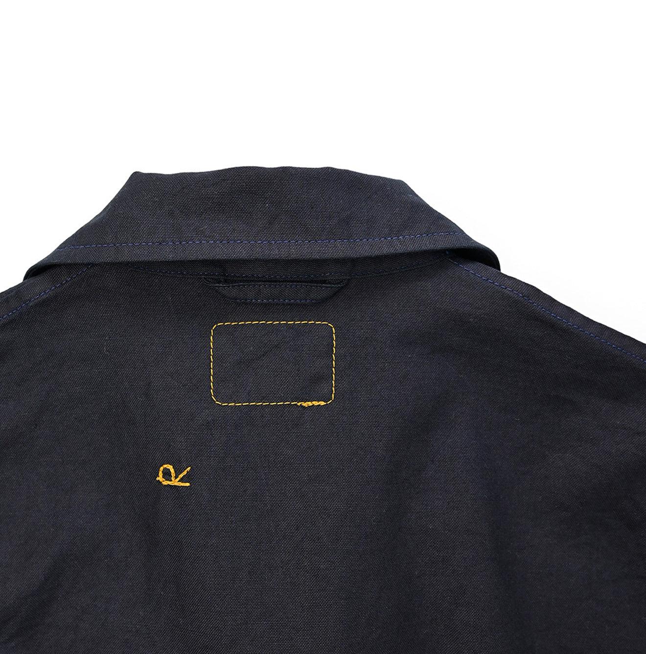Indigo Supima Oxford Shirt Jacket