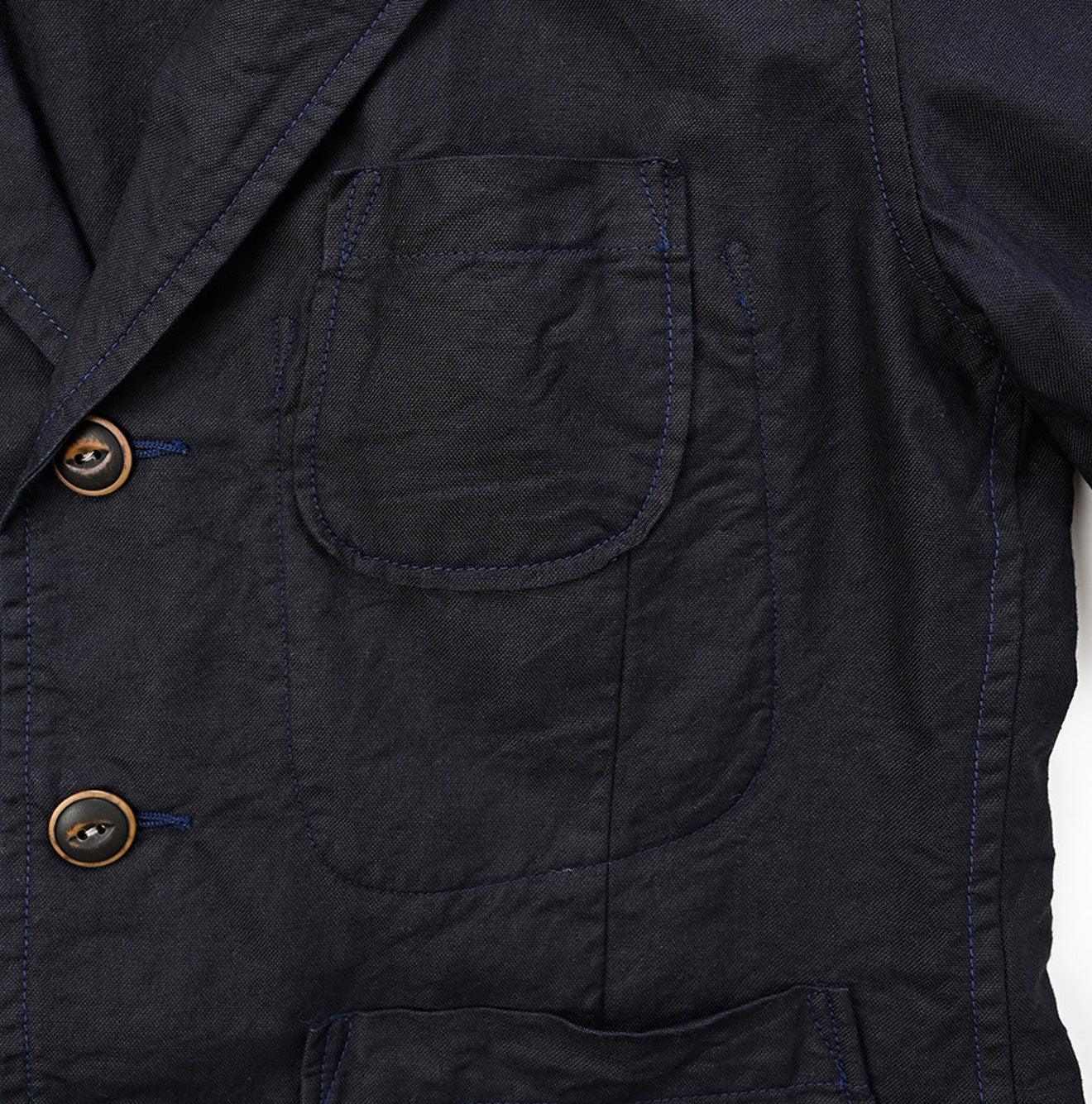 Indigo Supima Oxford Shirt Jacket