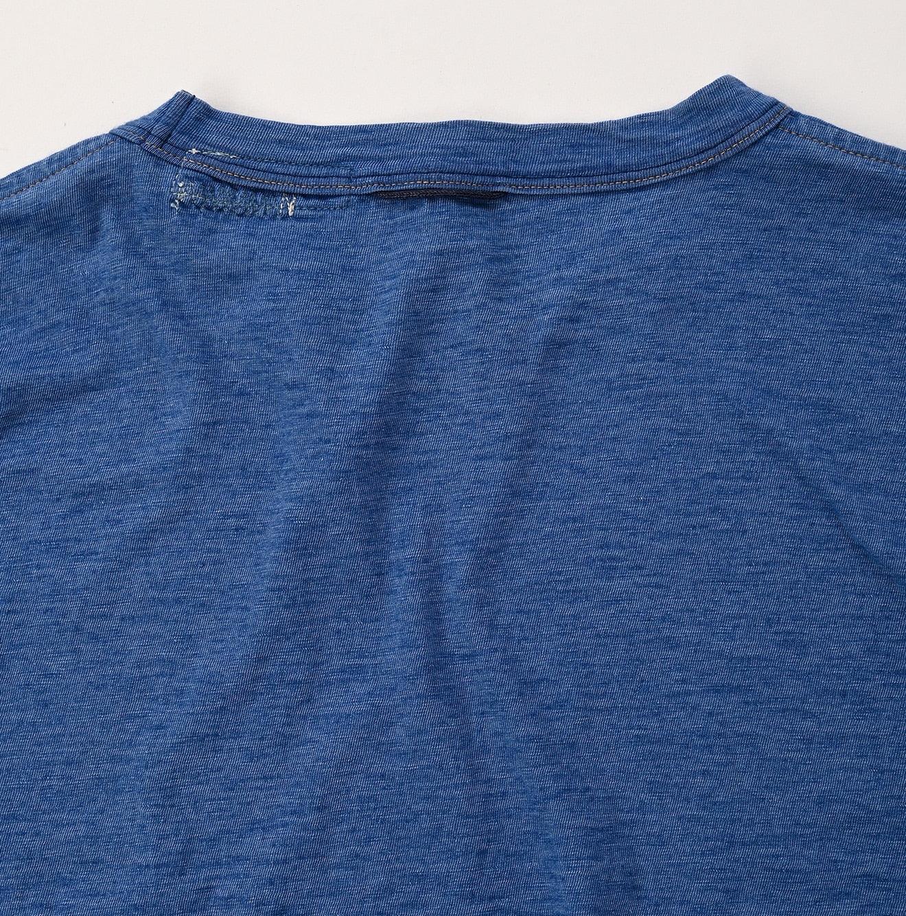 Futatabi Indigo Tenjiku 908 Bandana-mended Ocean T-shirt