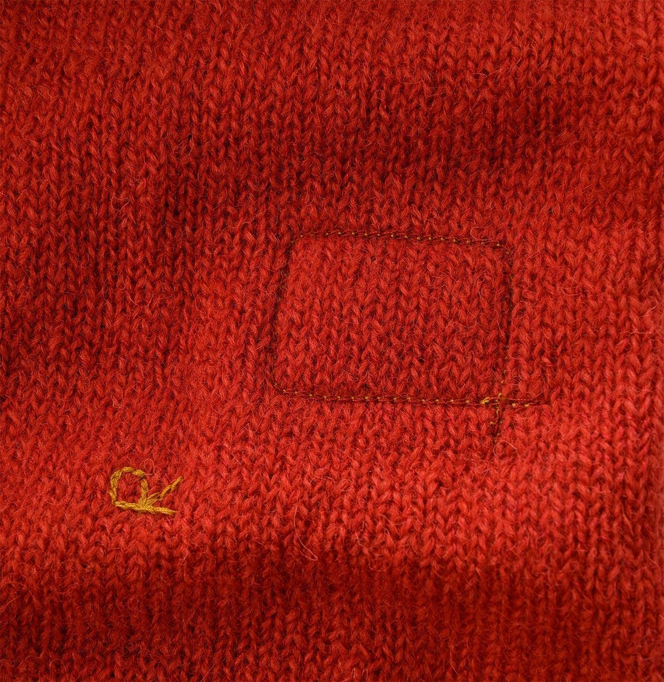 Shetland Super Gauze Big Slit Sweater