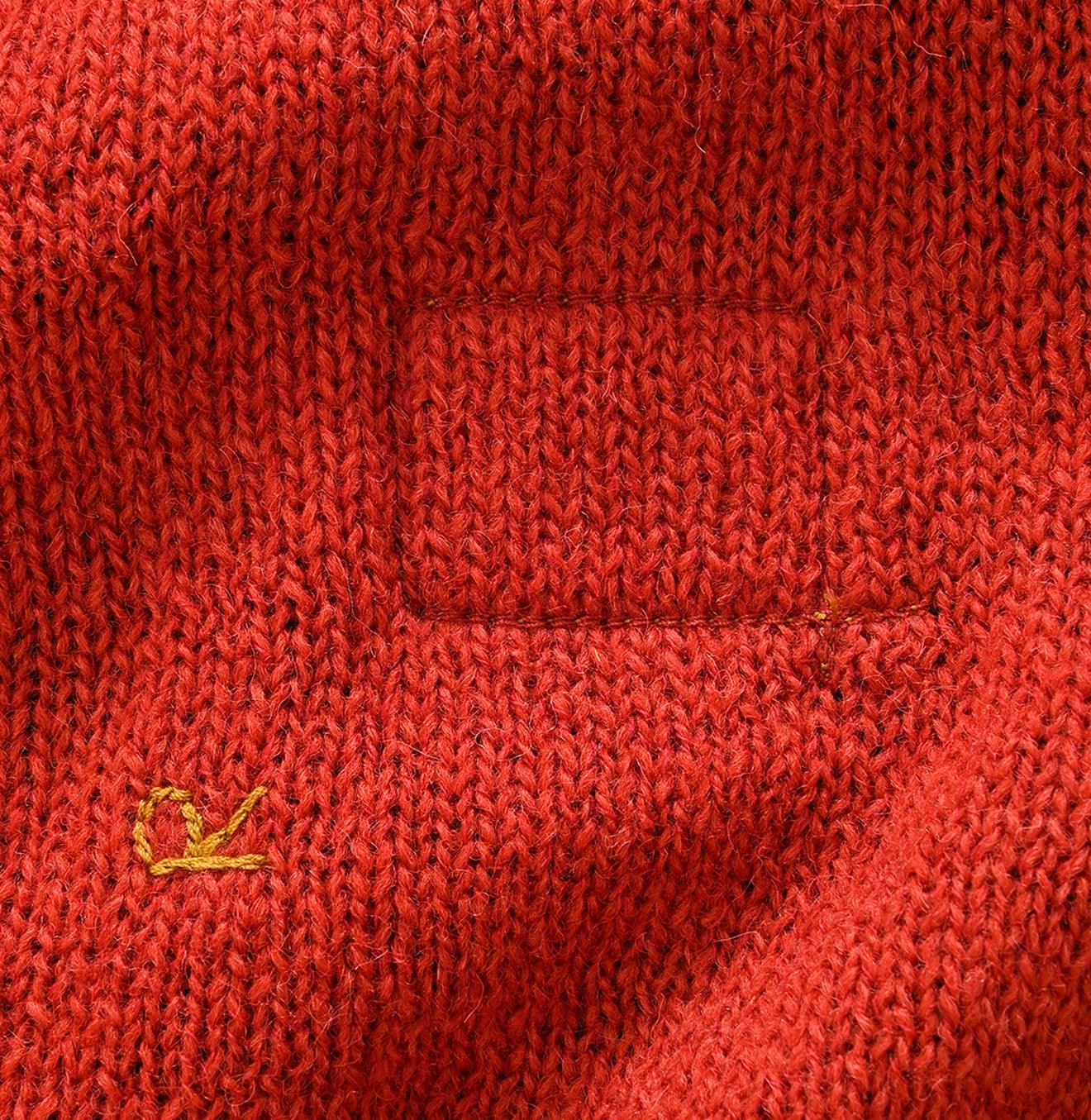 Shetland Super Gauze Big Slit Basque Sweater