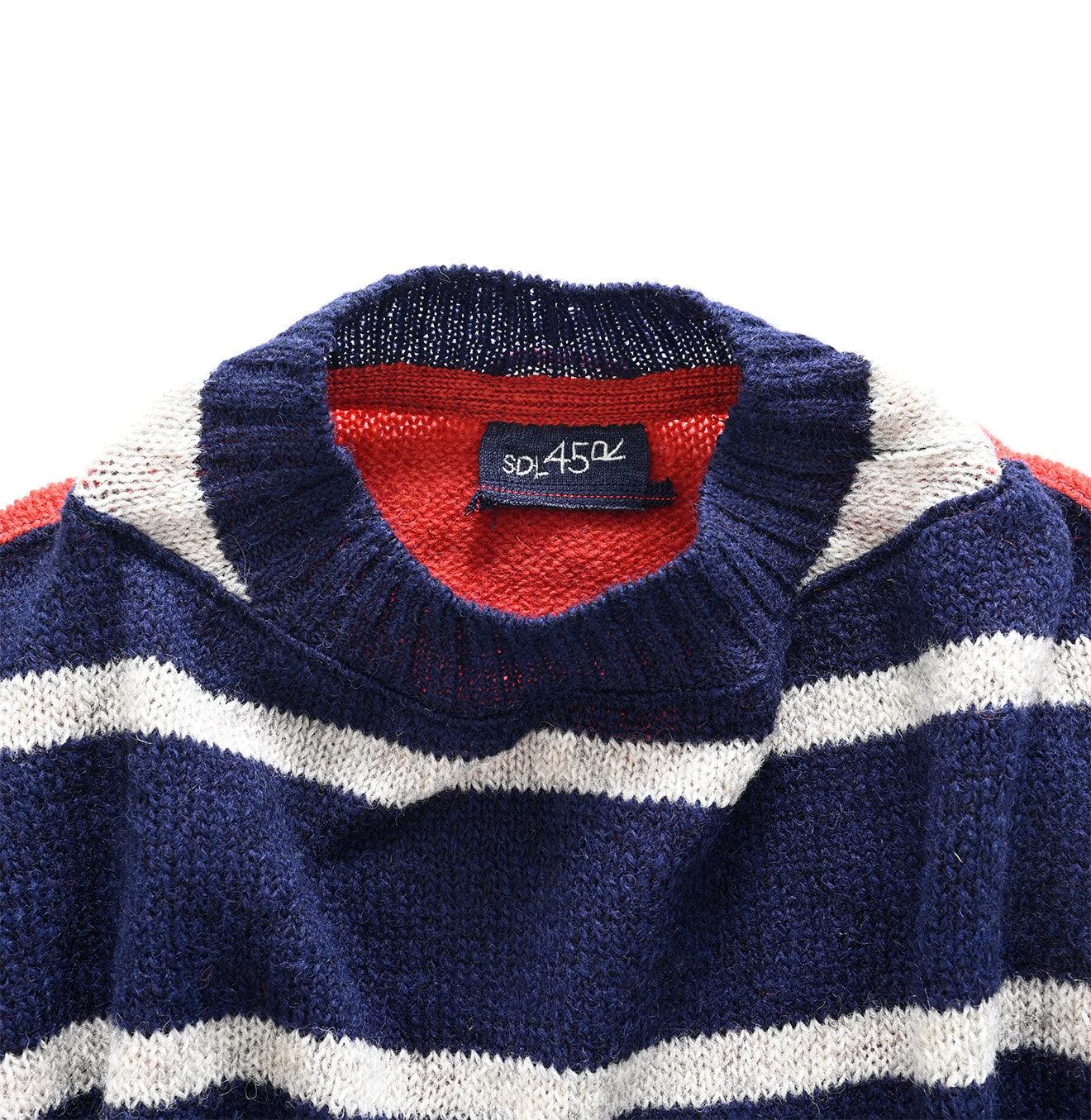 Shetland Super Gauze Big Slit Basque Sweater