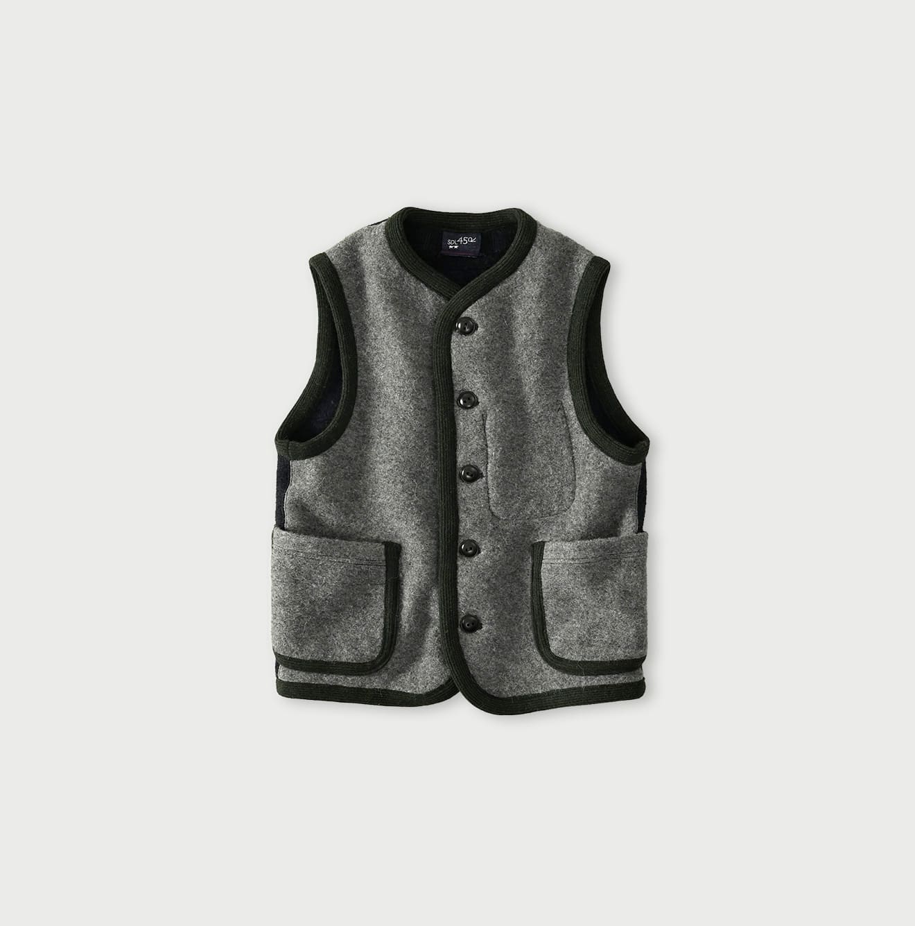Felted Knit Tyrolean 908 Vest | 45R Official Online Store – 45R GLOBAL