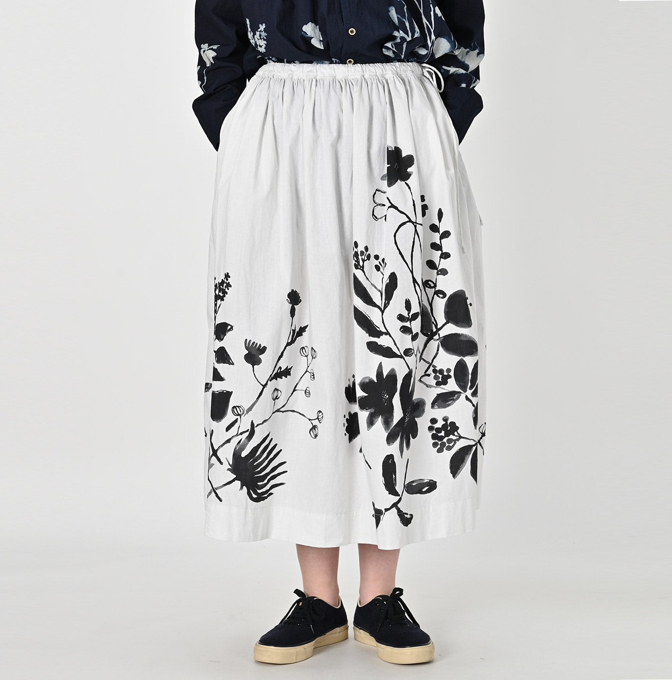 Sumie Flower Easy Gather Skirt