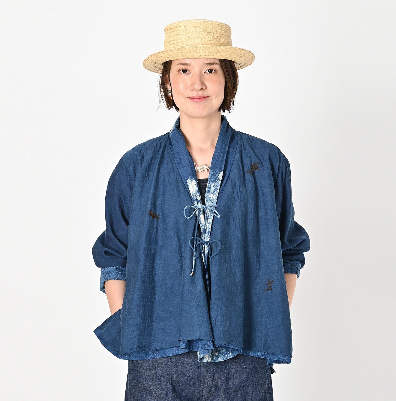 Ai Indigo Khadi puapua Bolero