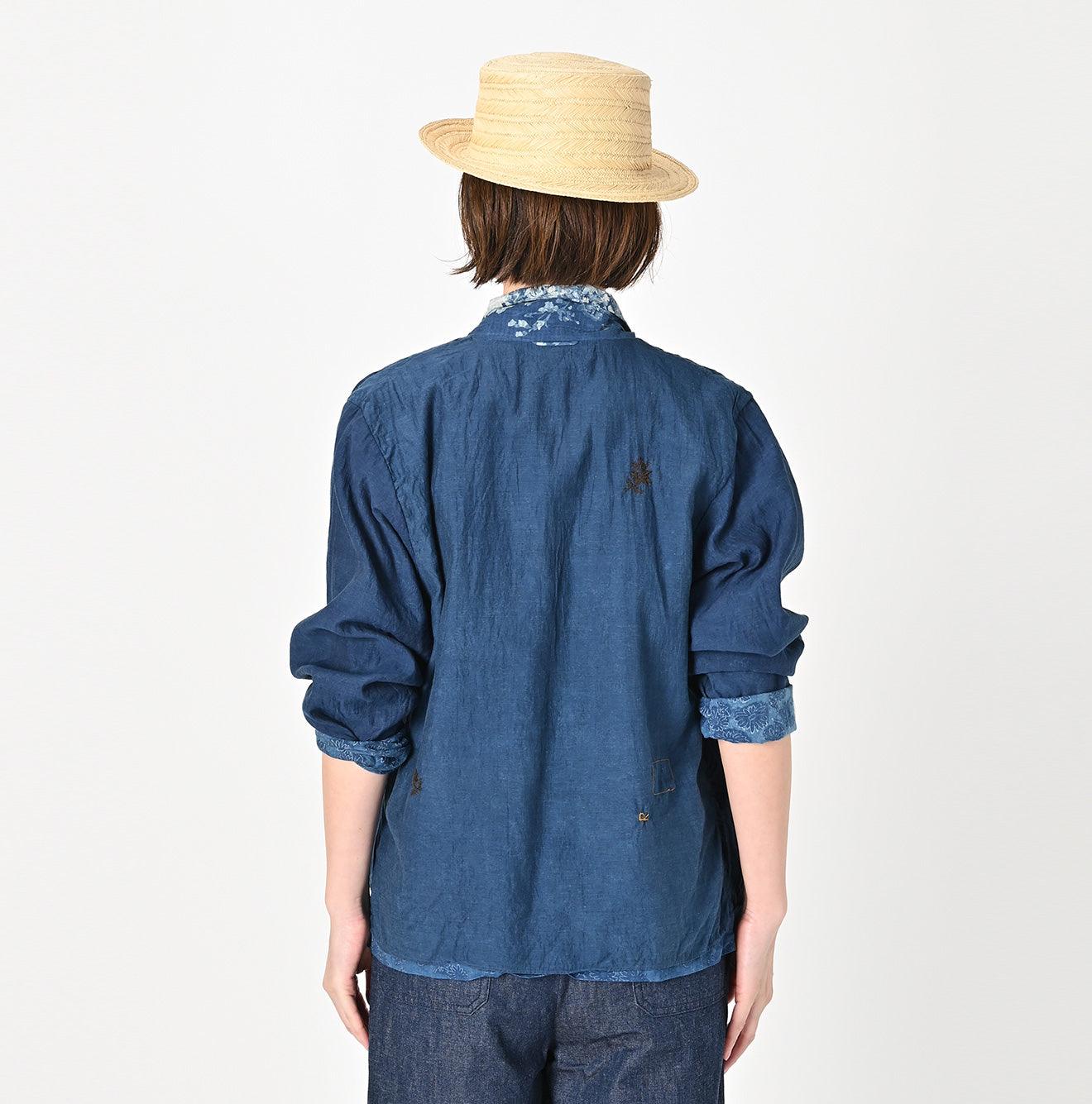 Ai Indigo Khadi puapua Bolero