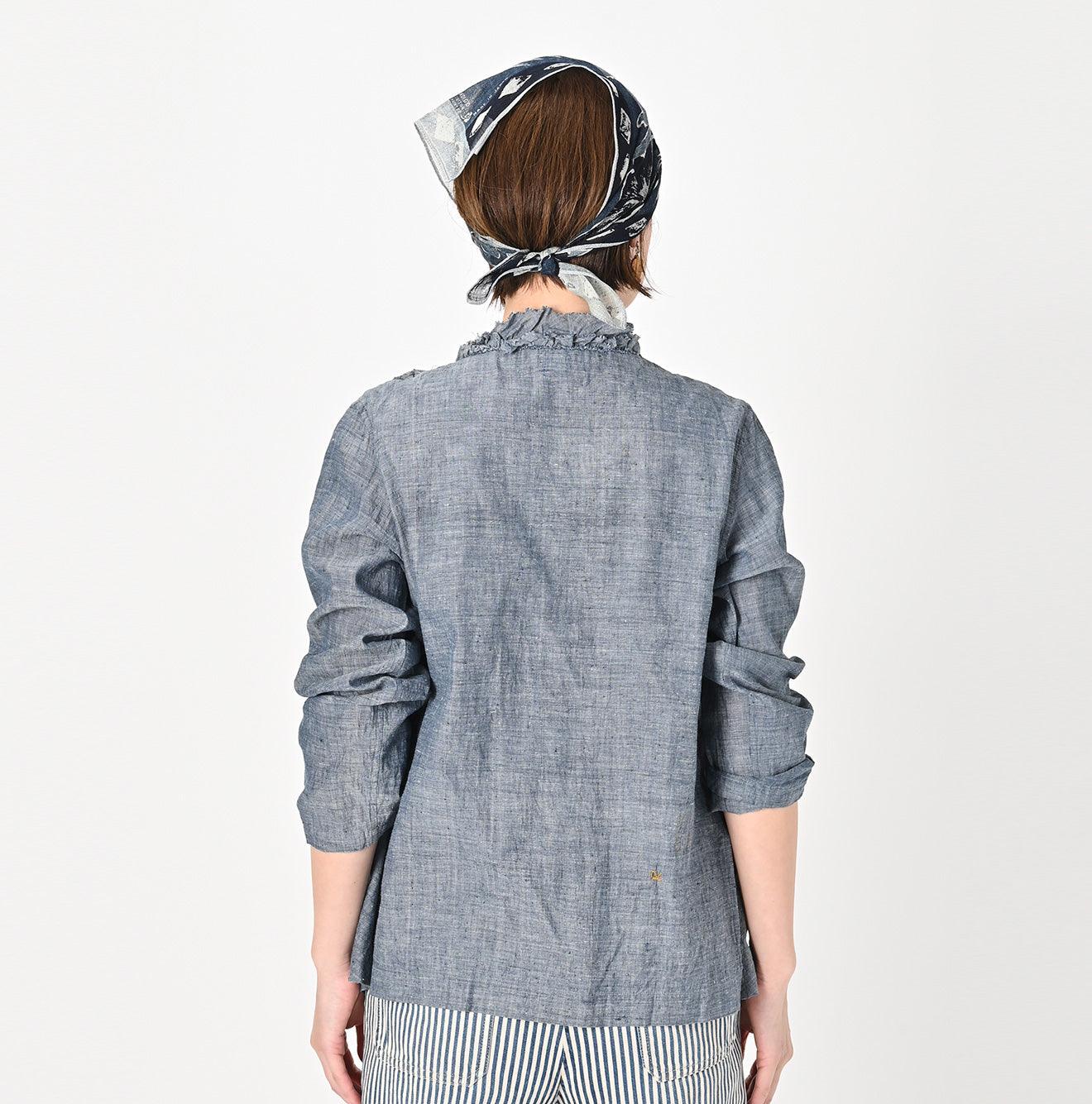 Ai Indigo Khadi Lei Lei Cachecoeur