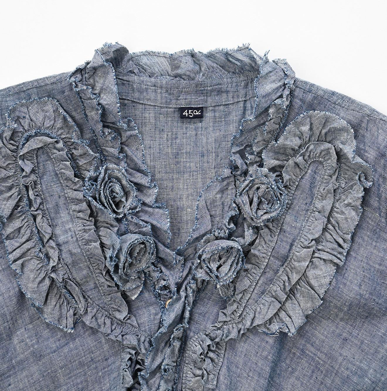 Ai Indigo Khadi Lei Lei Cachecoeur