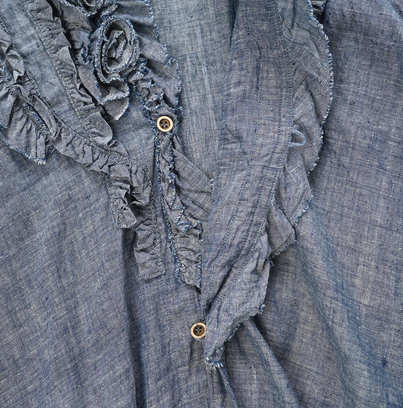 Ai Indigo Khadi Lei Lei Cachecoeur