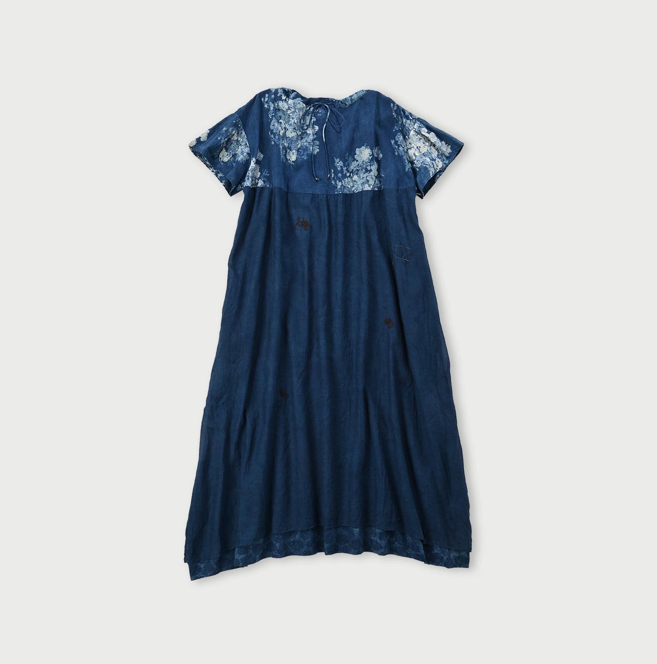 Ai Indigo Khadi puapua Dress