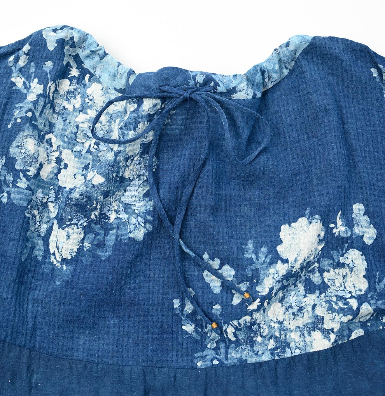 Ai Indigo Khadi puapua Dress