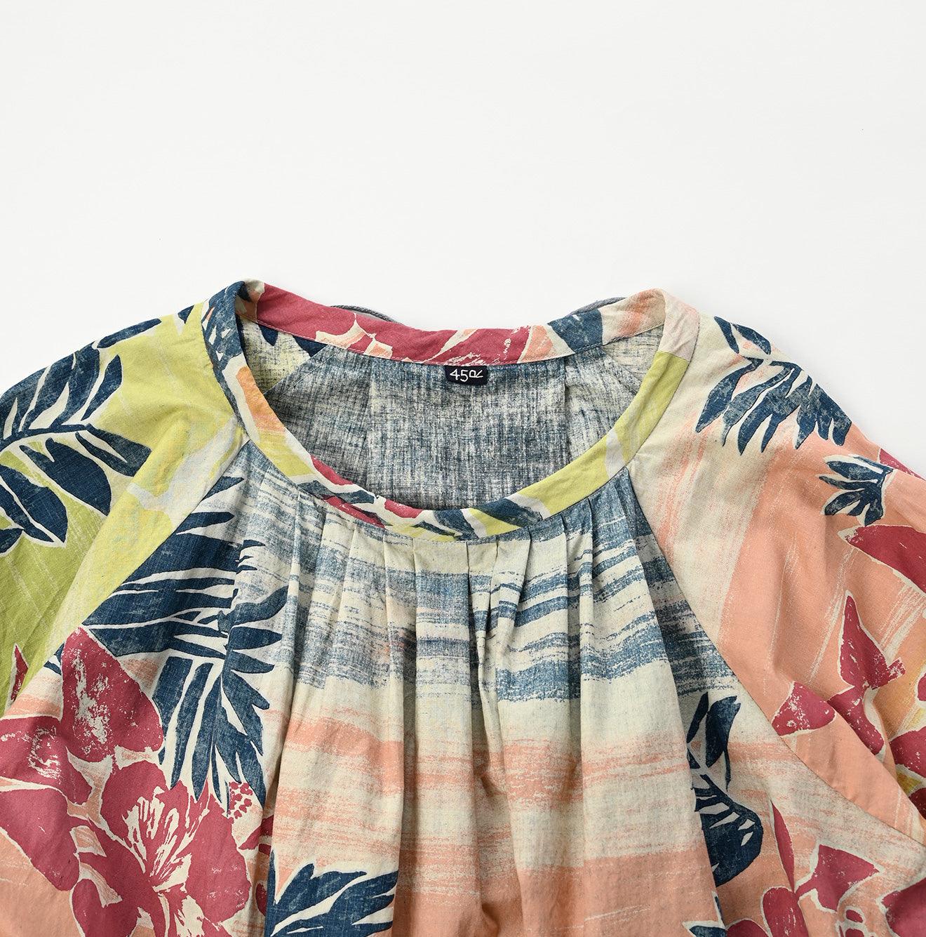 Indigo Anuenue Tuck Dress