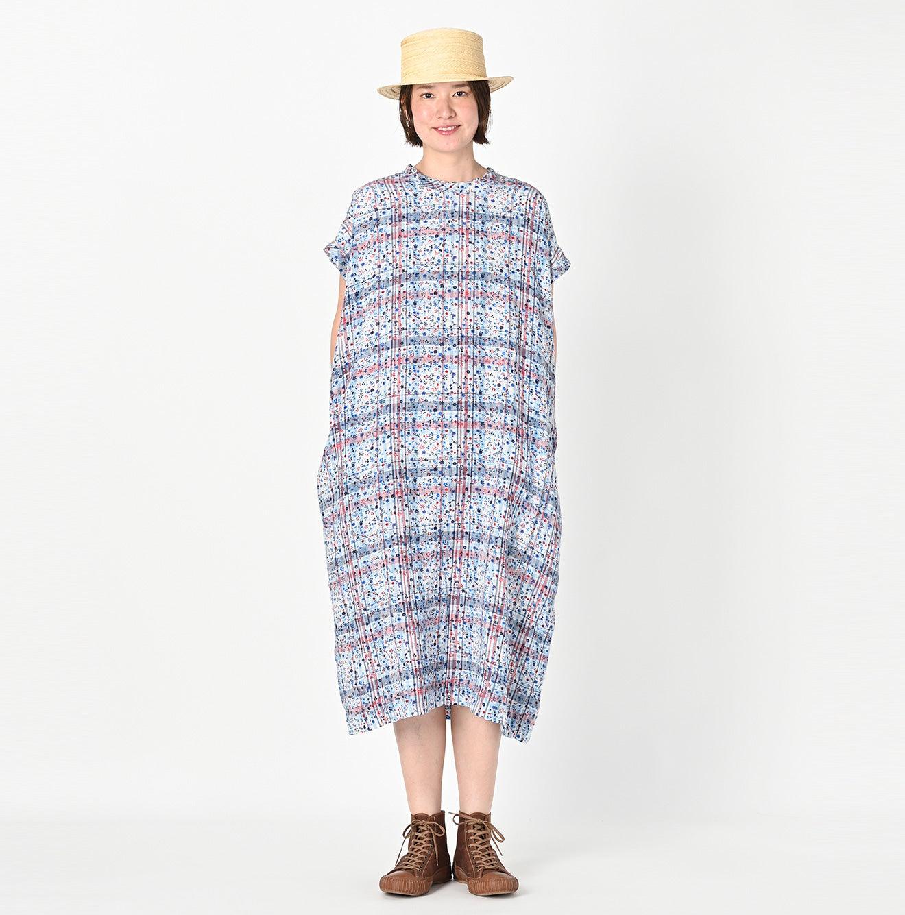 亚麻 Madras M 连衣裙