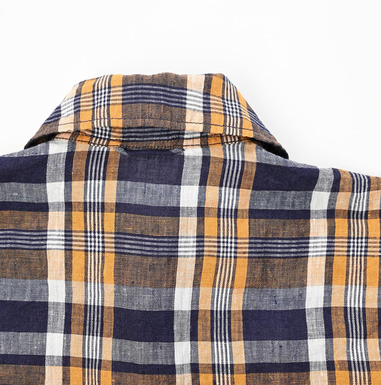 Indian Linen Madras Flare M-dress
