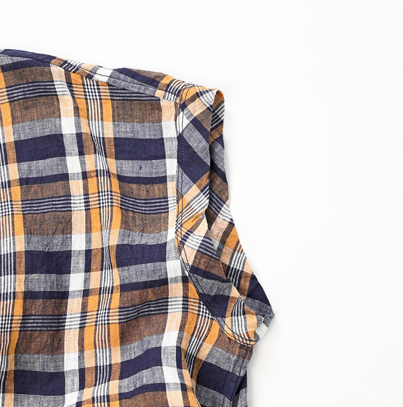 Indian Linen Madras Flare M-dress