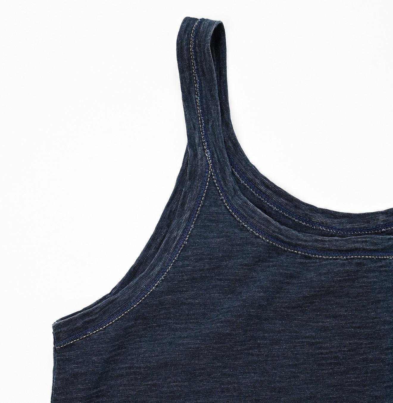 Indigo Binder Camisole Distressed