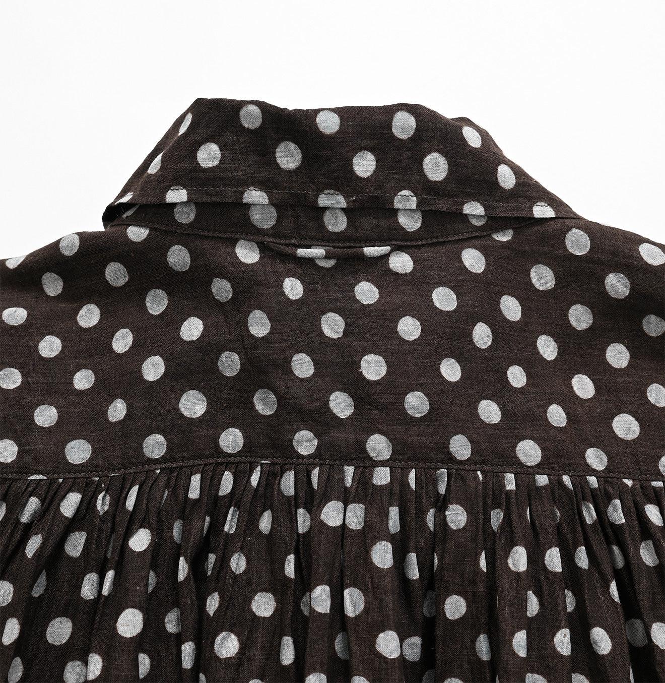 Khadi Dots Kushukushu Blouse