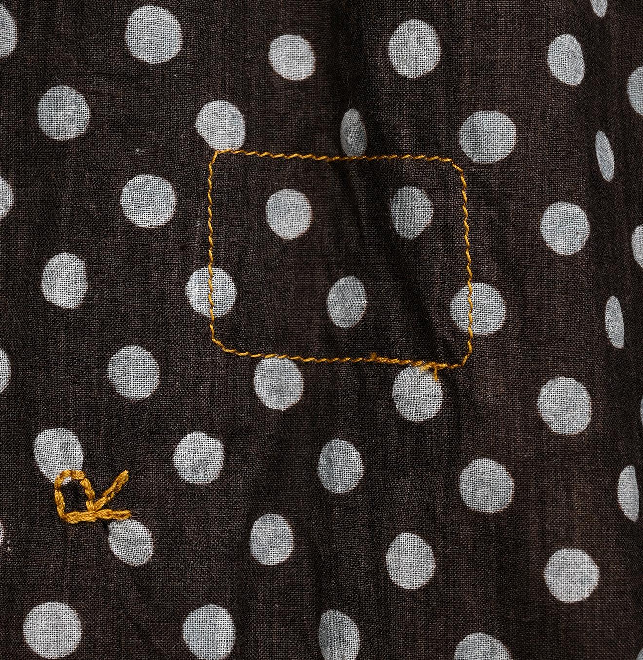 Khadi Dots Kushukushu Blouse