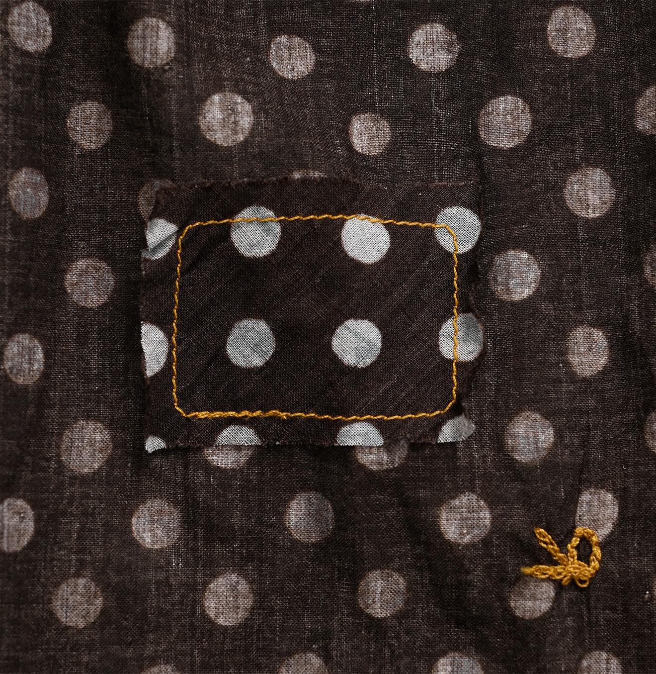 Khadi Dots Kushukushu Blouse