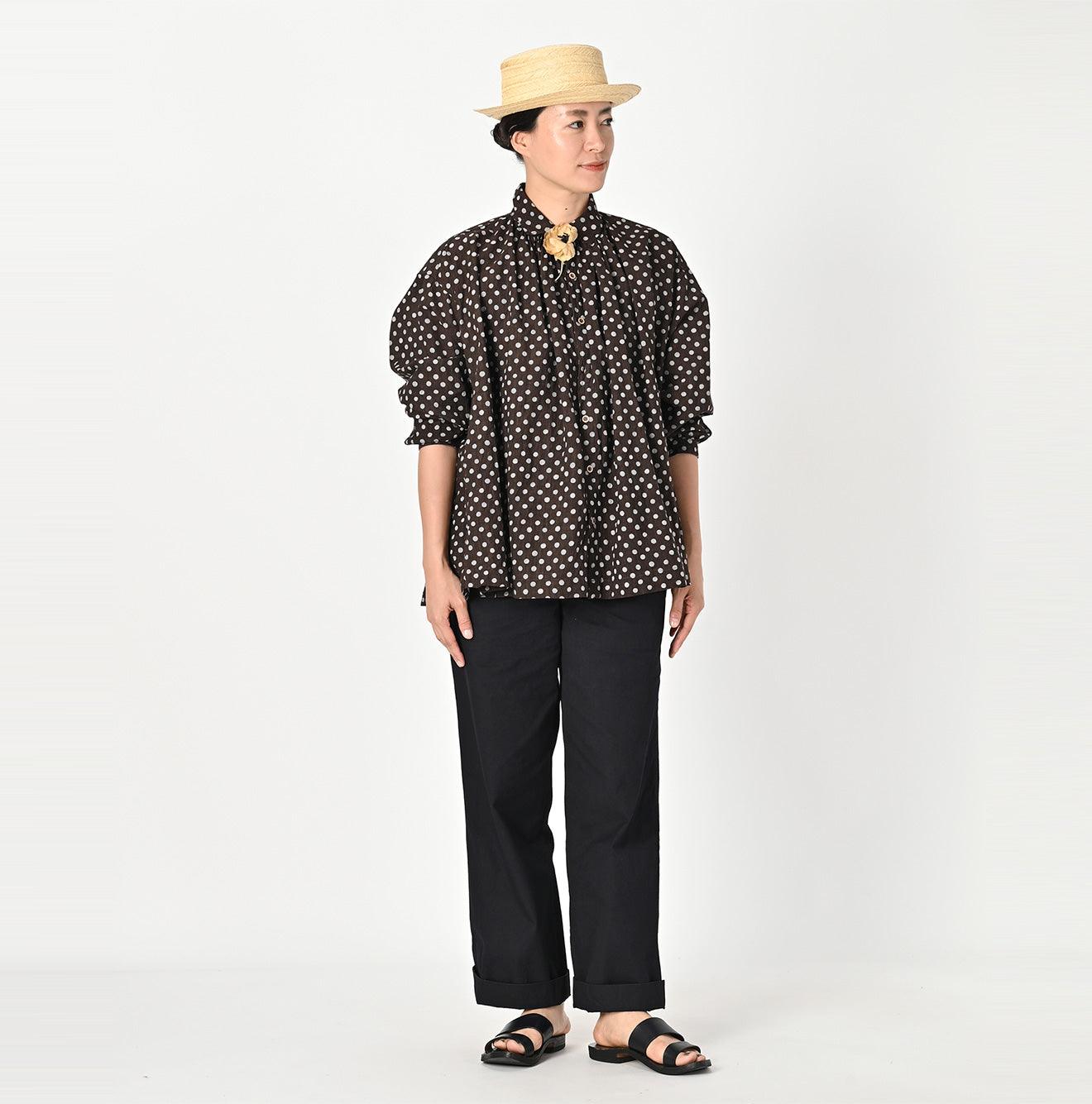 Khadi Dots Kushukushu Blouse