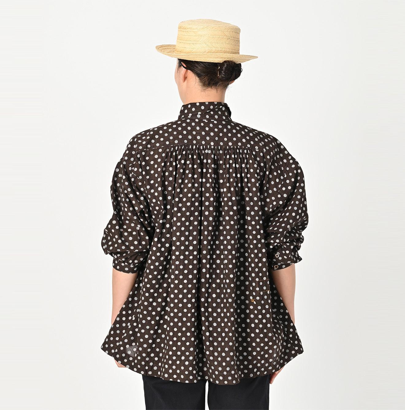 Khadi Dots Kushukushu Blouse