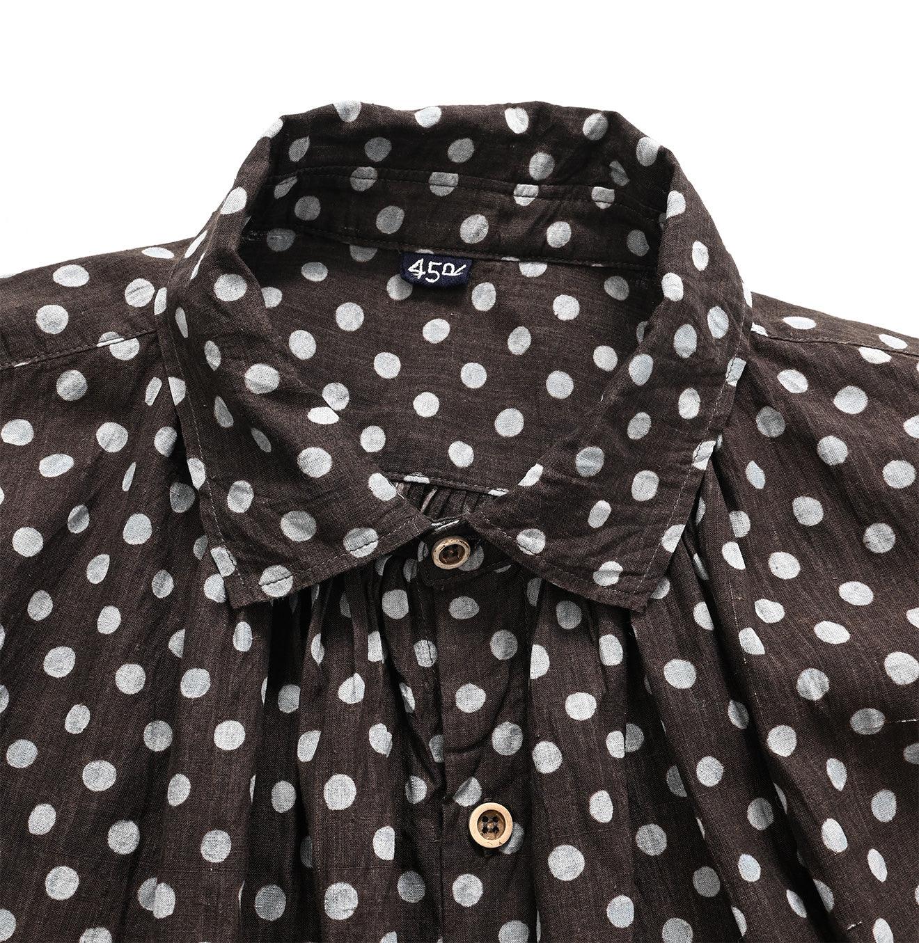 Khadi Dots Kushukushu Blouse