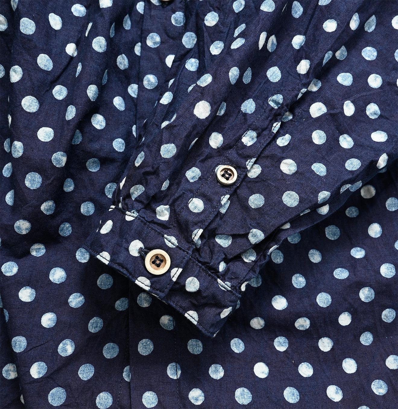 Indigo Dots Kushukushu Blouse