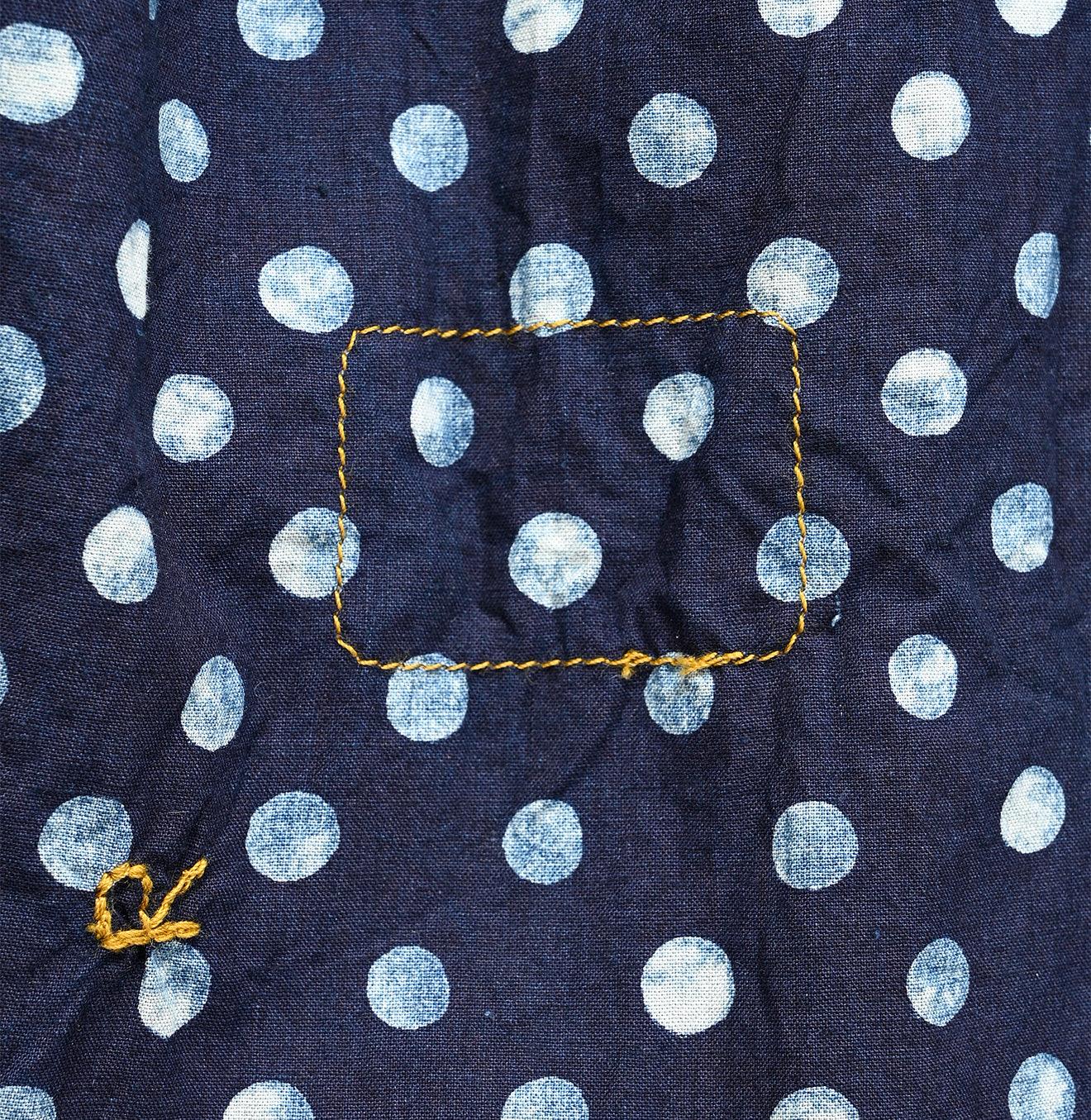 Indigo Dots Kushukushu Blouse