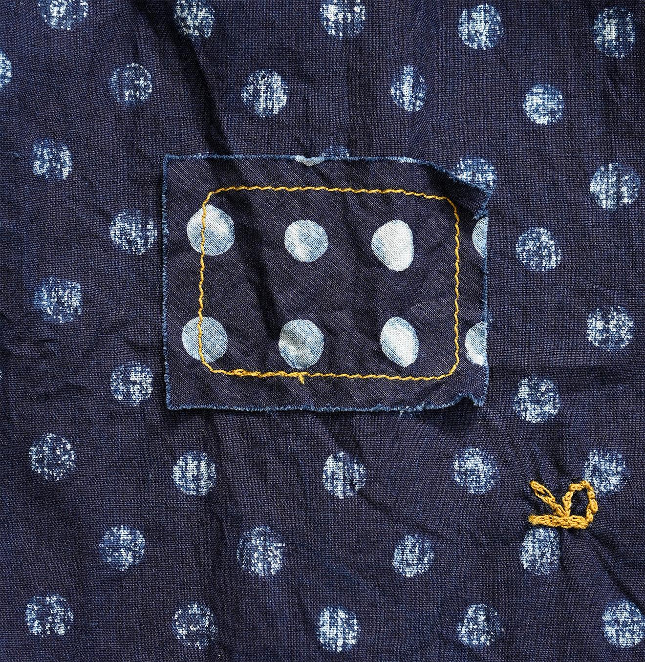 Indigo Dots Kushukushu Blouse