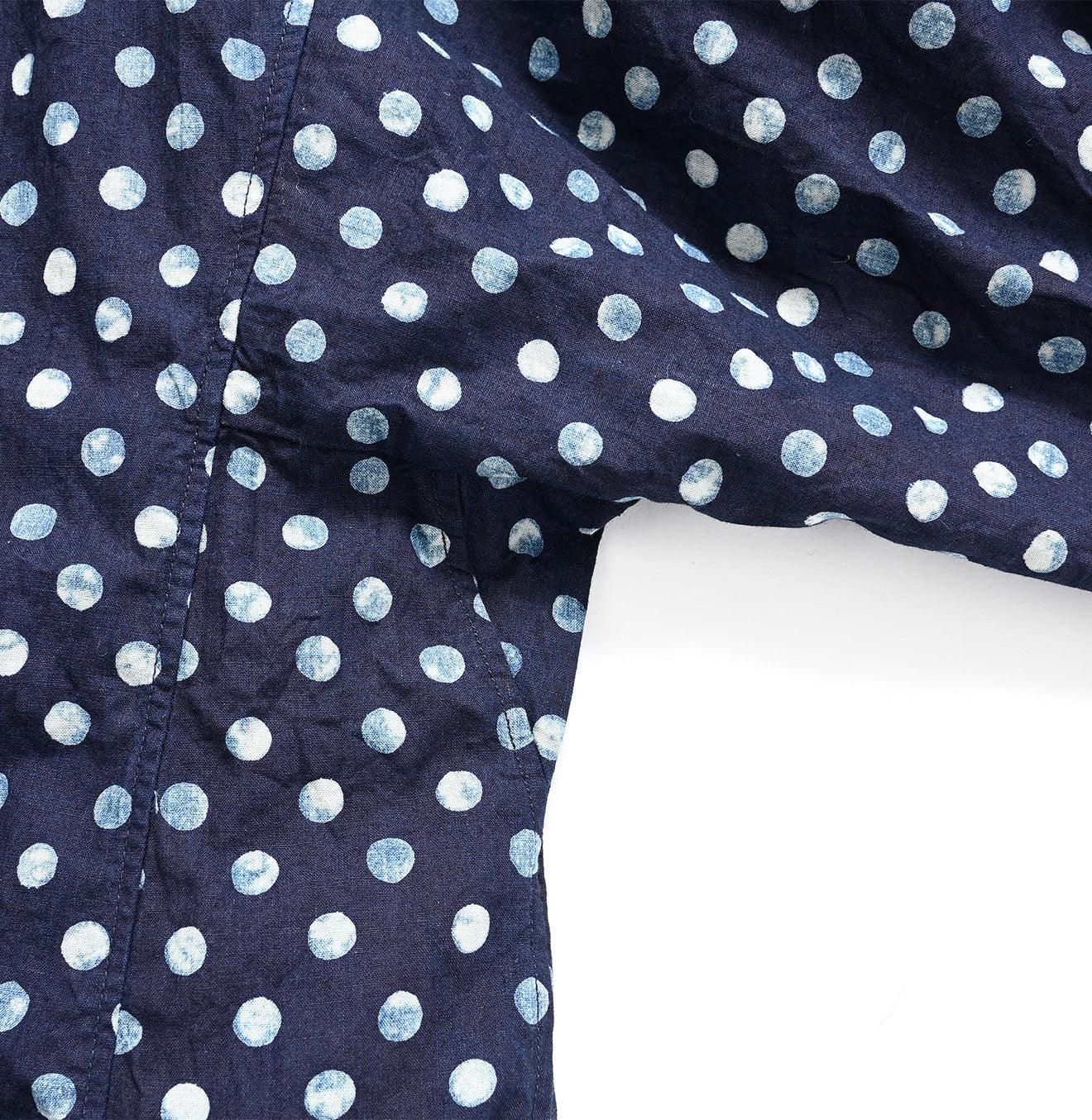 Indigo Dots Kushukushu Blouse