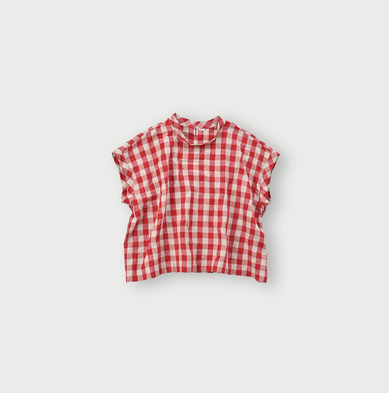 Indian Linen Gingham M-shirt