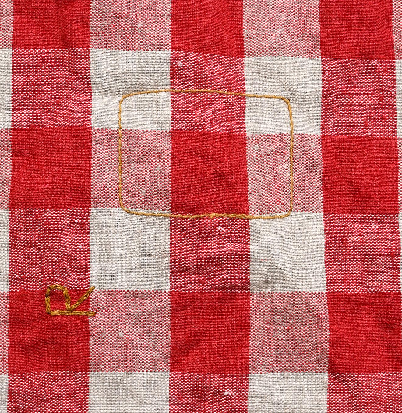 Indian Linen Gingham M-shirt