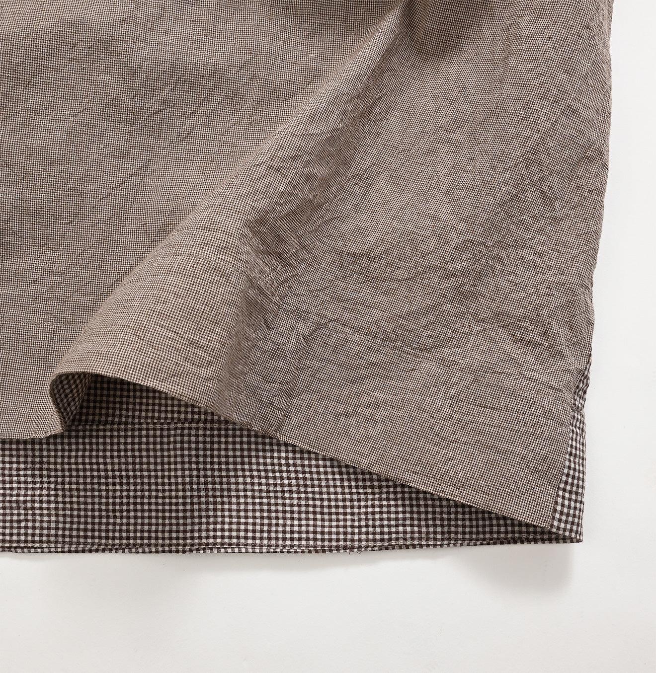 Tsuyukaze Khadi Mix Tuck Dress