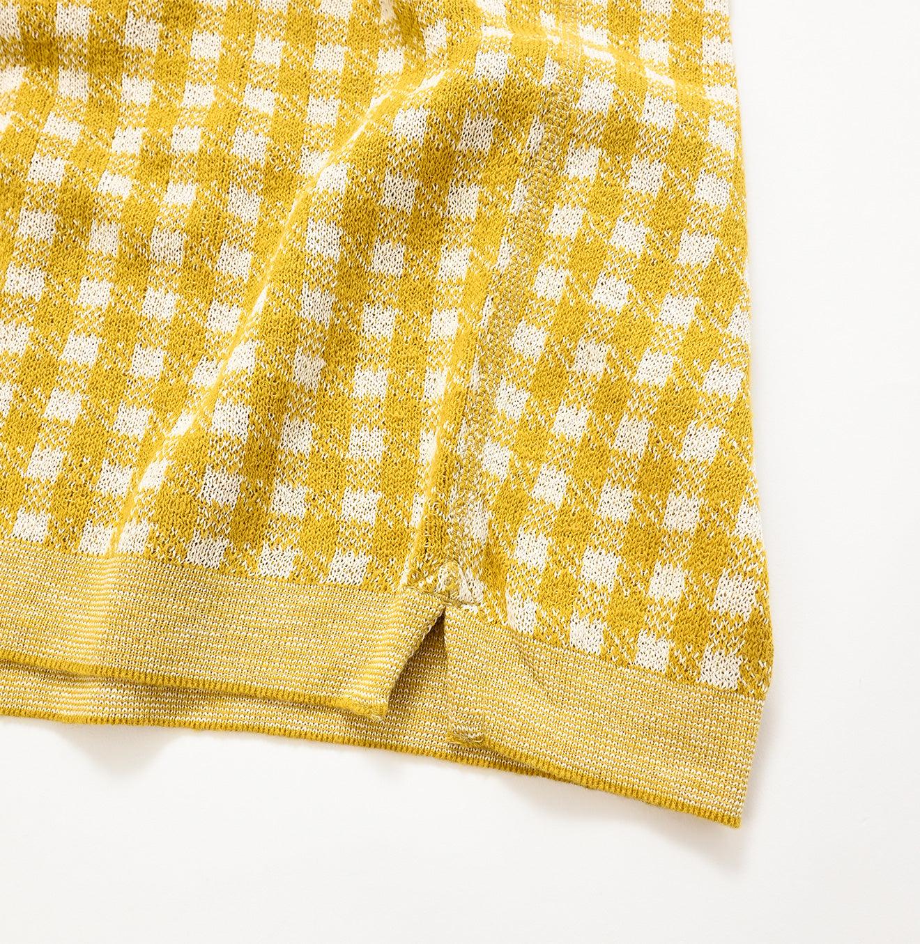 Gingham Jacquard M-dress
