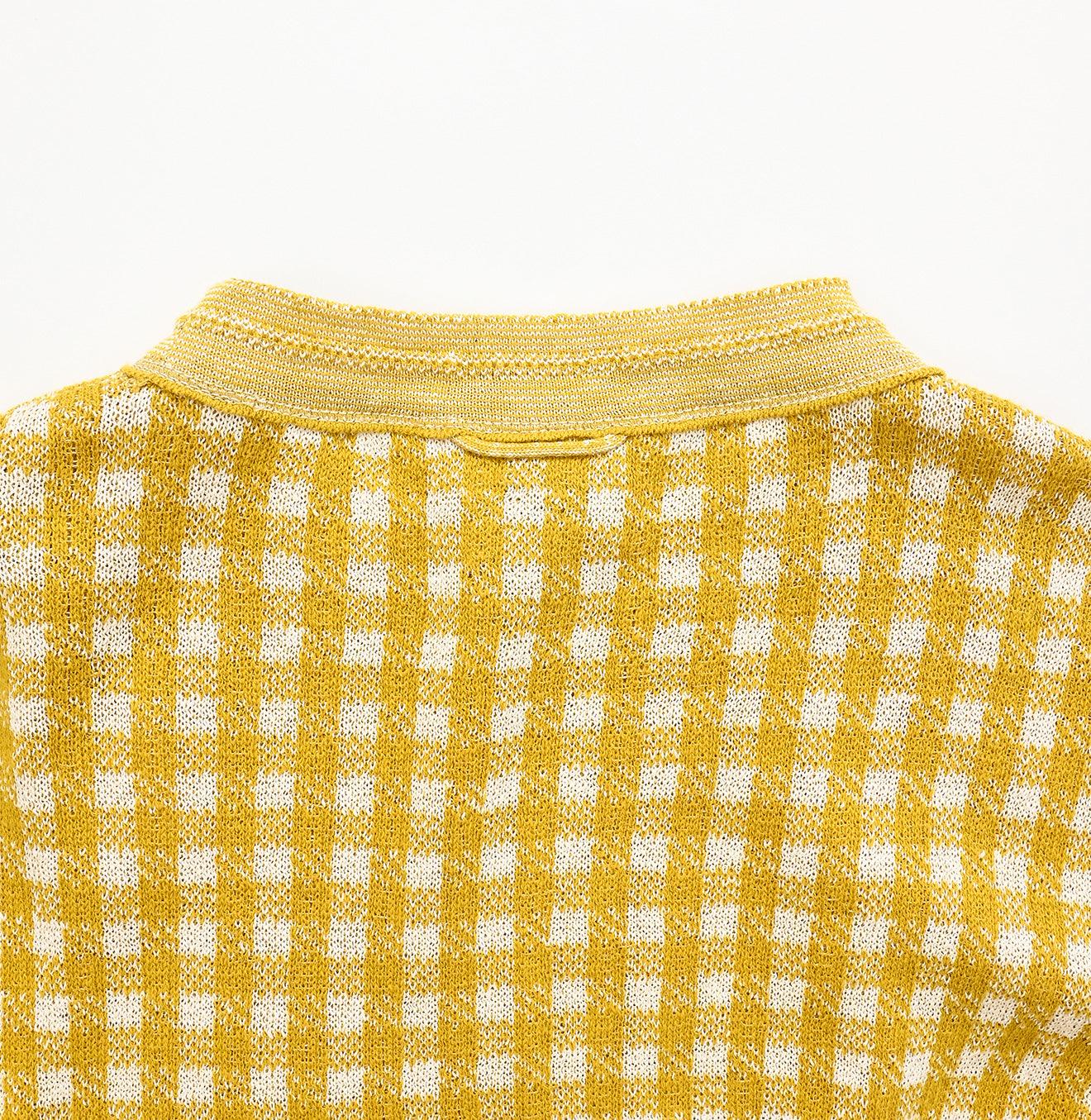 Gingham Jacquard M-dress