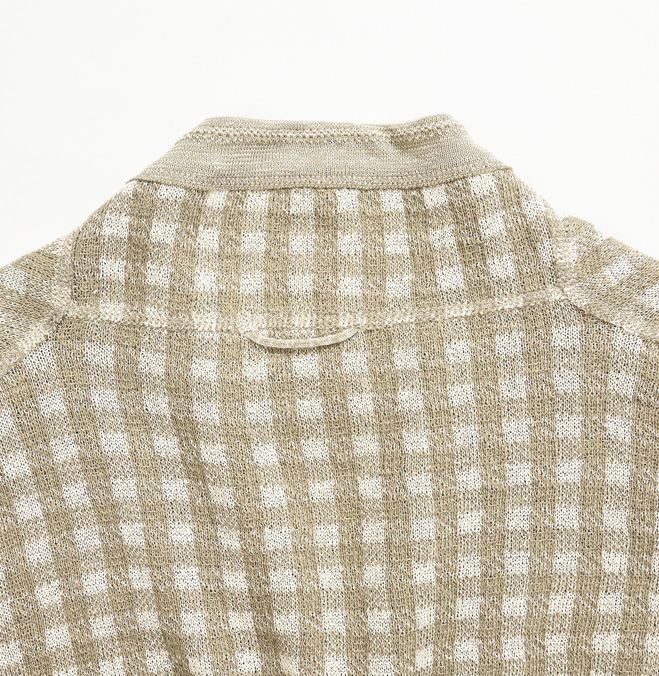 Gingham Jacquard Cachecoeur