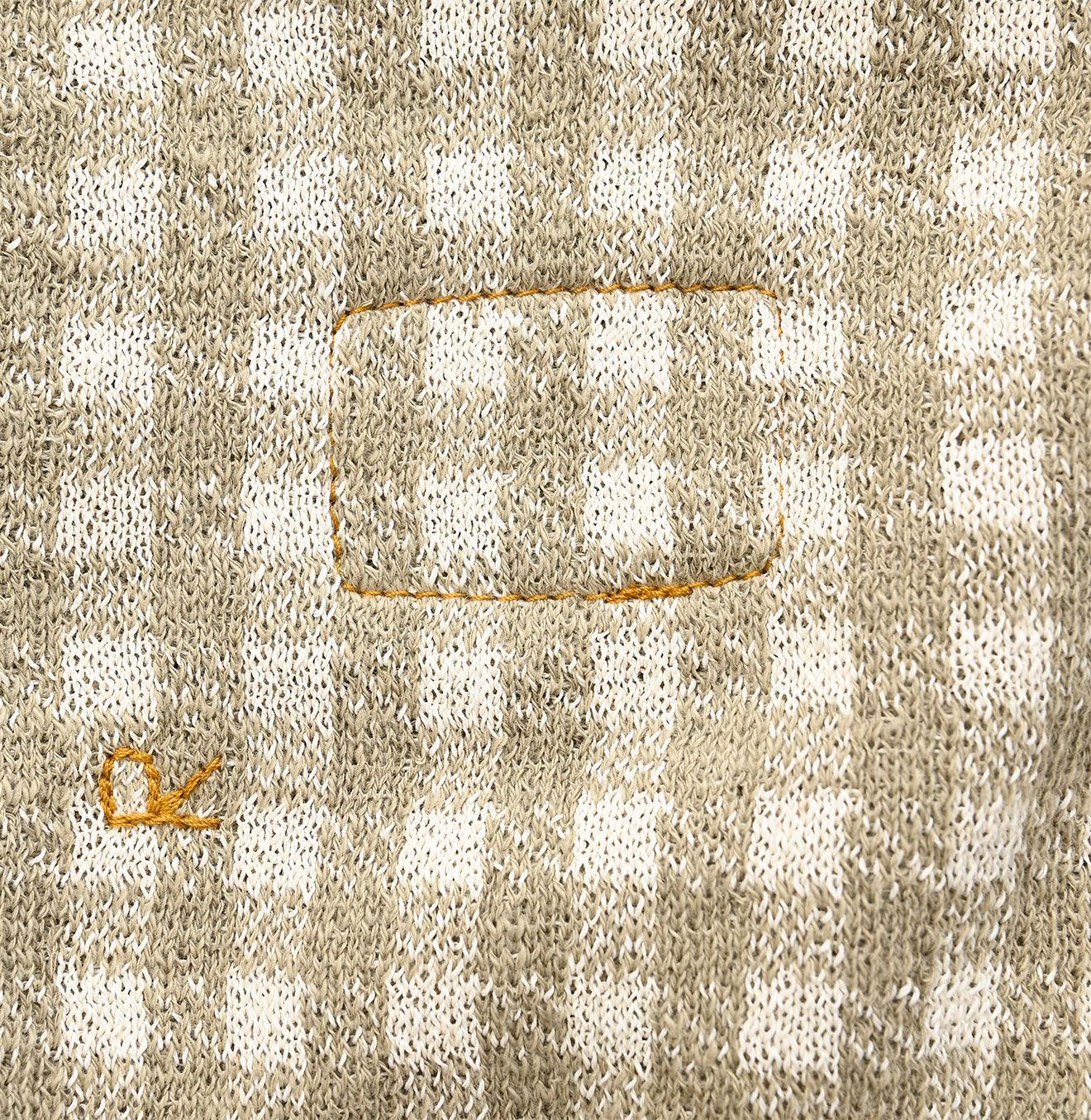 Gingham Jacquard Cachecoeur