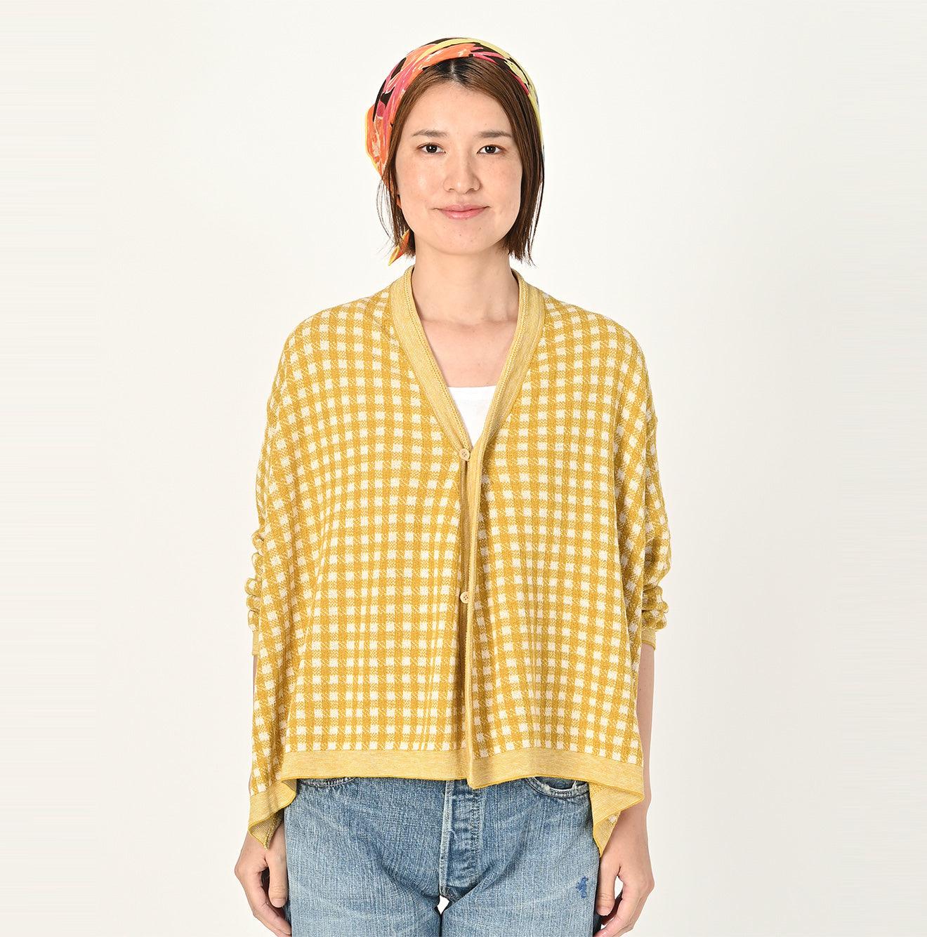 Gingham Jacquard Cachecoeur