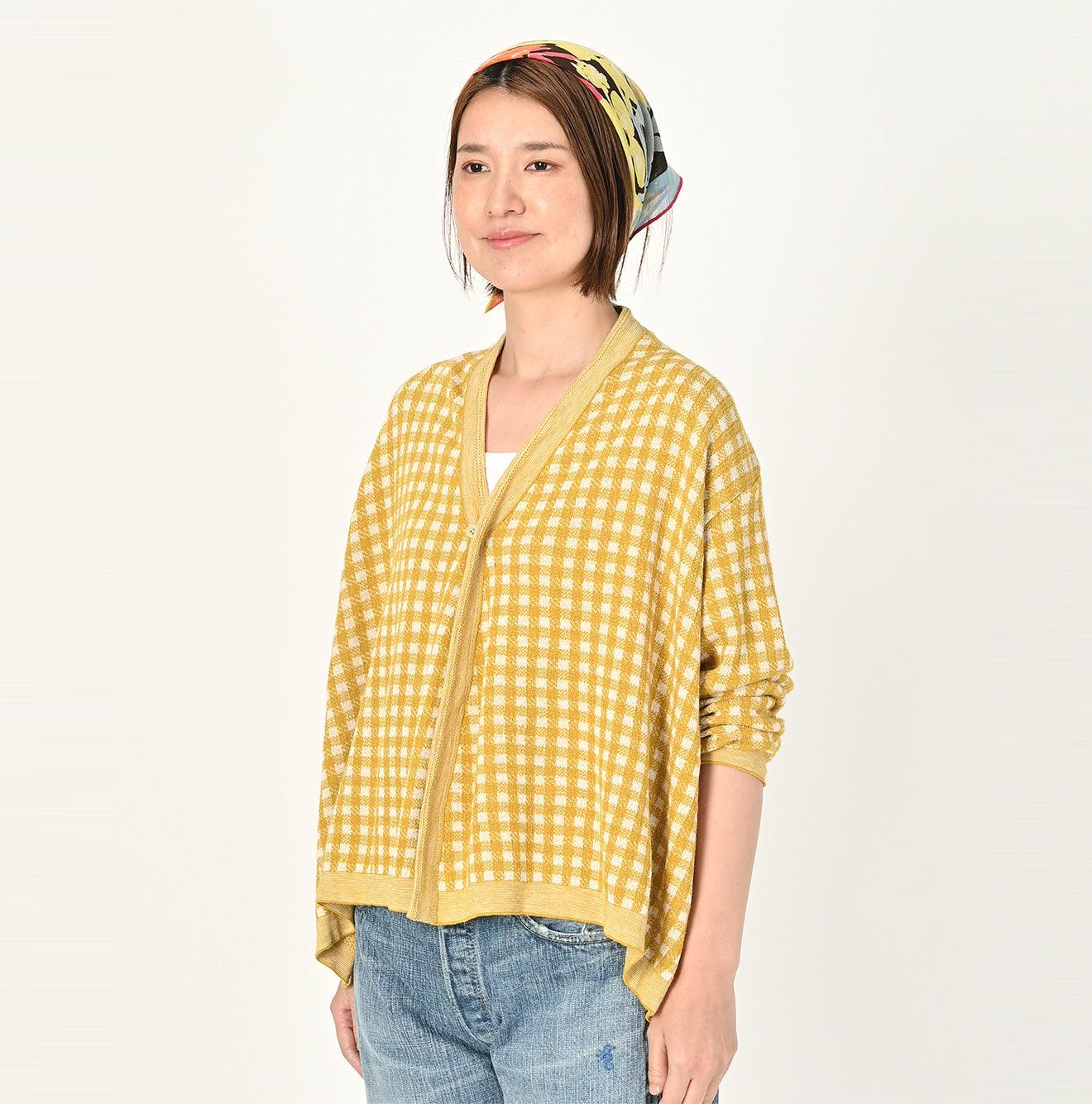 Gingham Jacquard Cachecoeur