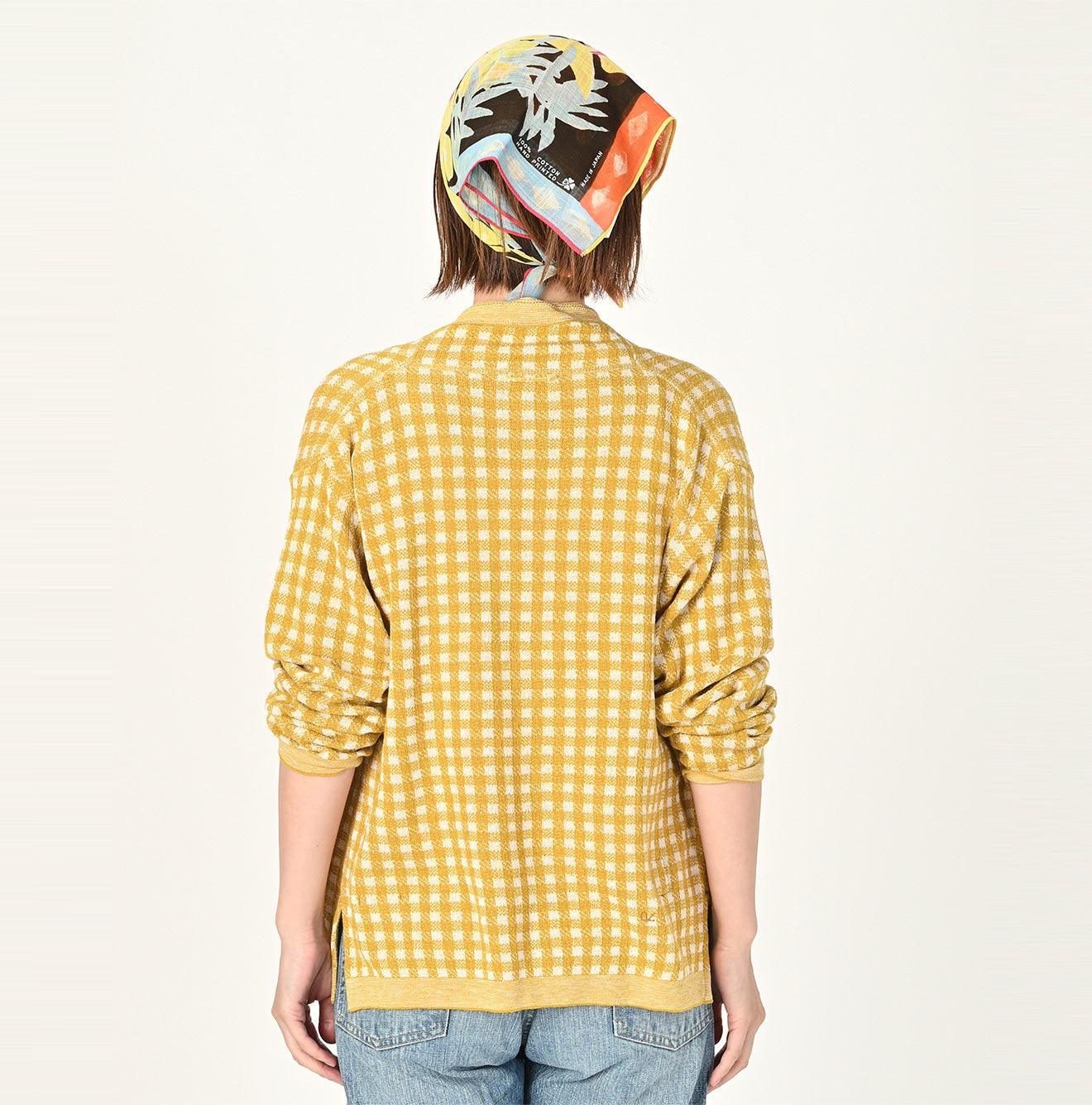 Gingham Jacquard Cachecoeur