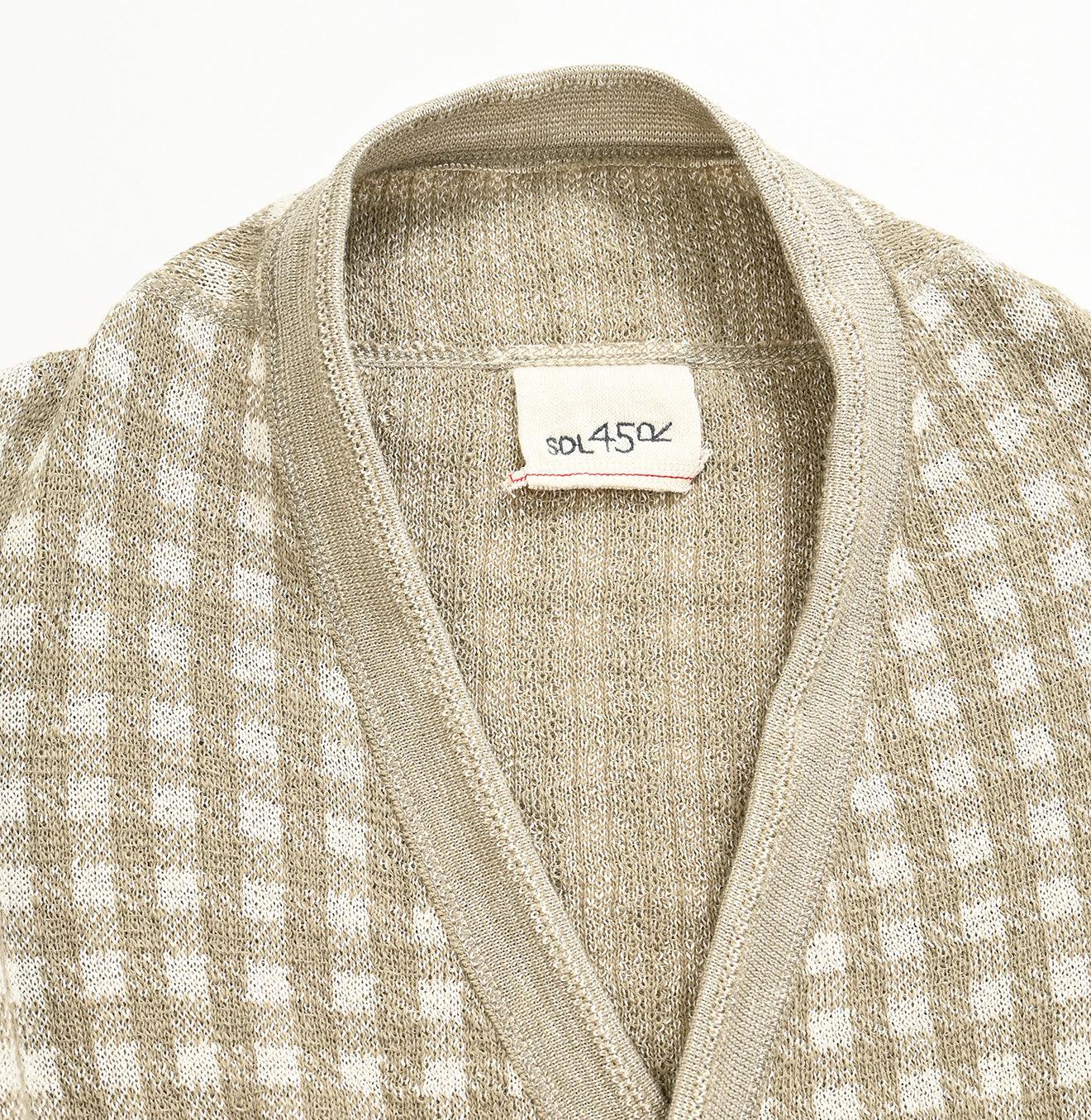 Gingham Jacquard Cachecoeur