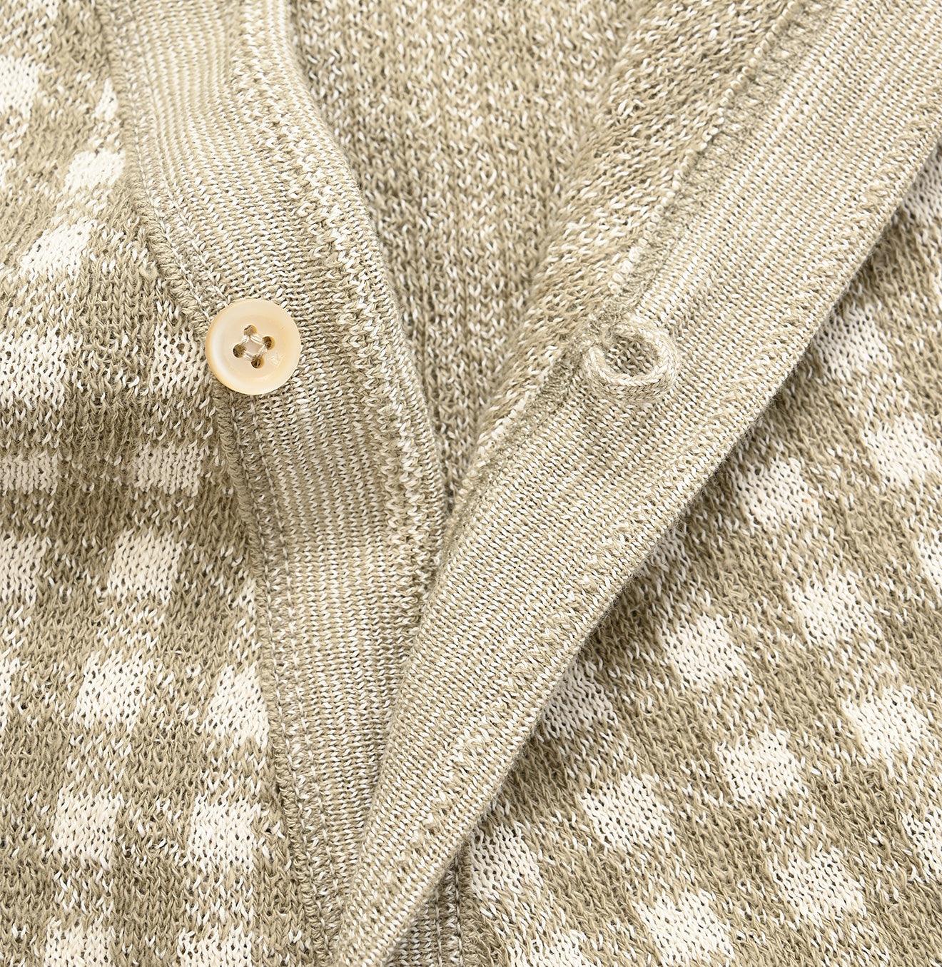 Gingham Jacquard Cachecoeur