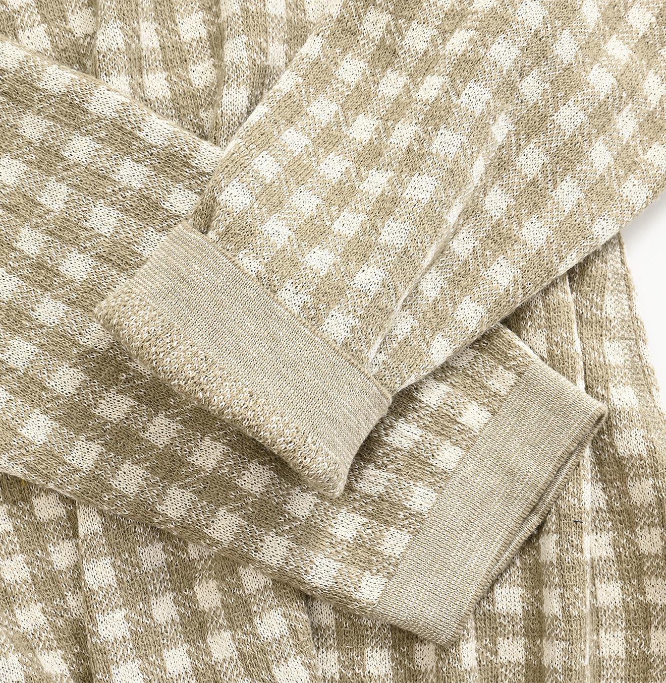 Gingham Jacquard Cachecoeur