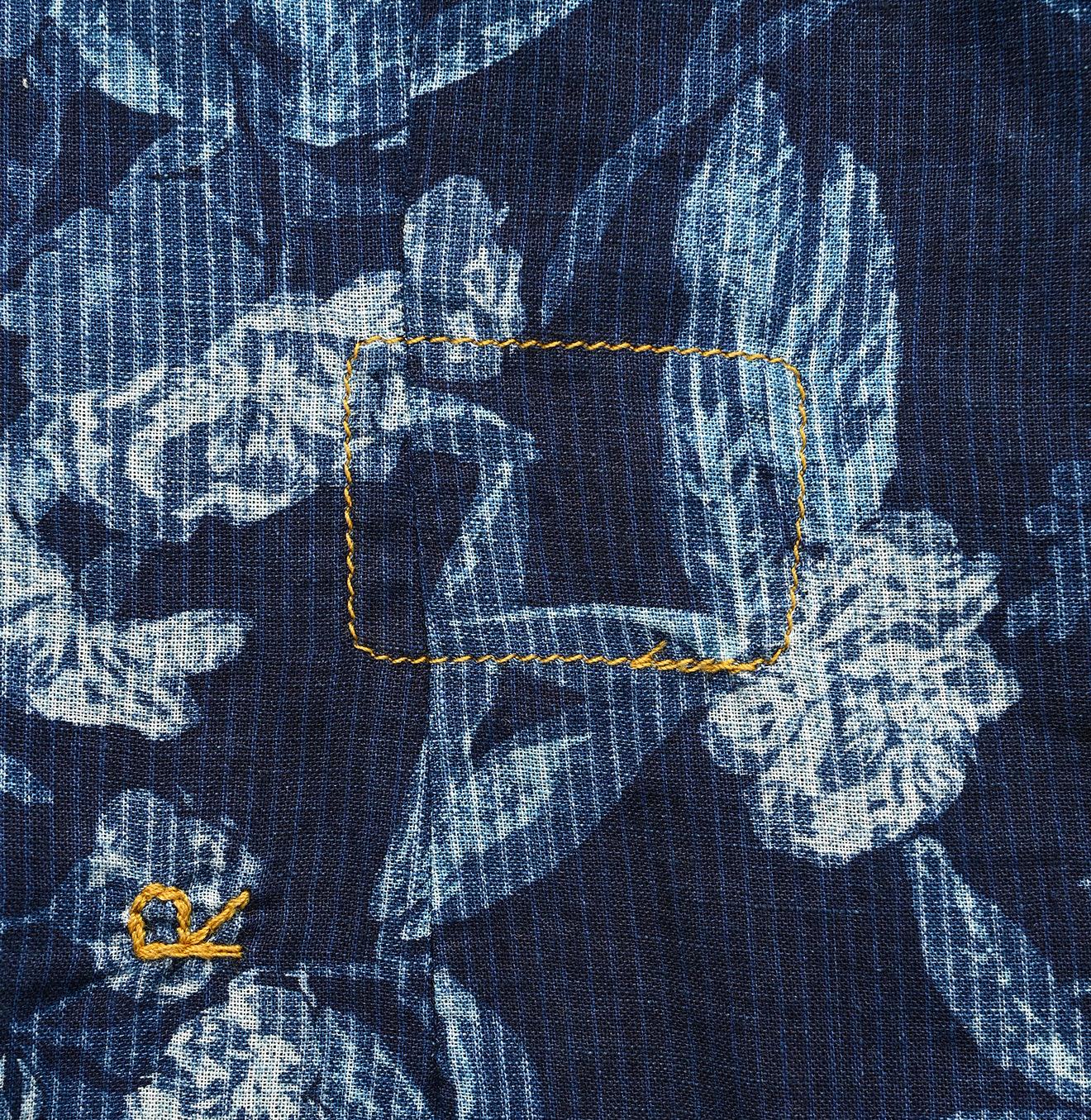 Indigo Doamahira Garden Balsam Square Shirt