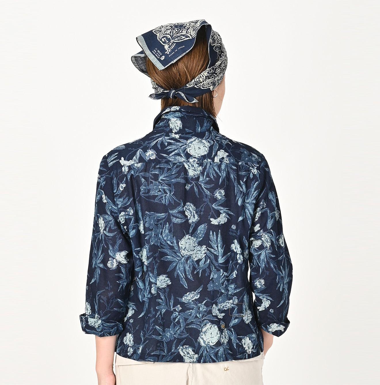 Indigo Doamahira Garden Balsam Square Shirt